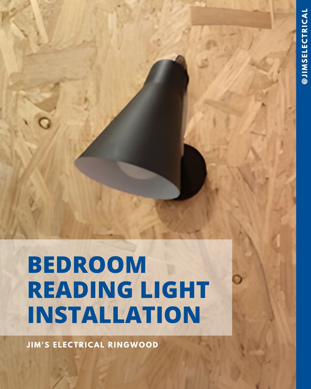 Bedroom Reading Light Installation
